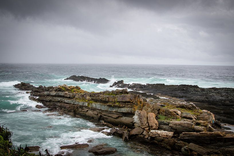 Un littoral accidenté en Afrique du Sud par Marcel Alsemgeest