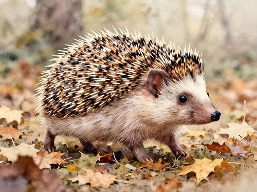 In het ruisen van de bladeren