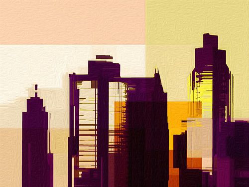 City view. (Stedelijk landschap)