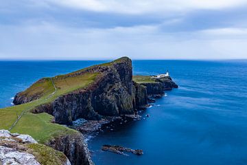 Lighthouse at Neist Point, Isle of Skye, Scotland by Werner Dieterich