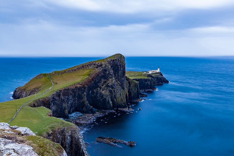 Lighthouse at Neist Point, Isle of Skye, Scotland by Werner Dieterich