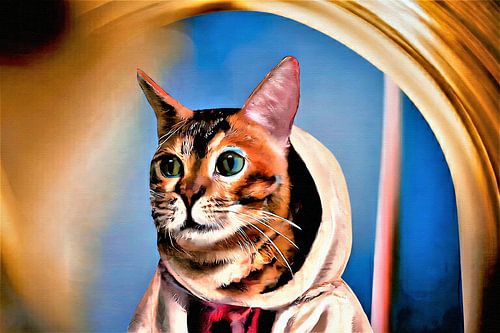 Hoody kat is weer op pad