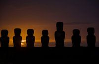 sunrise on Easter Island, Rapa Nui