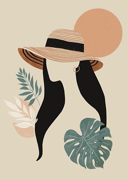 Monstera Lady van Katarzyna Gąsiorowska