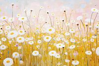 Flower Meadow, White