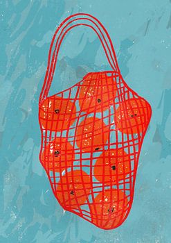 Fresh Oranges Mesh Bag