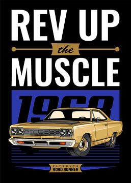 Plymouth Road Runner Muscle Car van Adam Khabibi