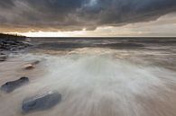 Harde wind bij het IJsselmeer von Ron Buist Miniaturansicht