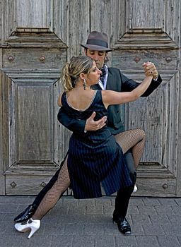 Tangodansers uit Argentinië.