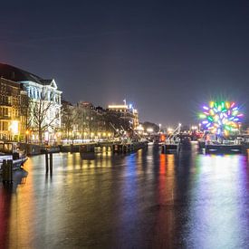 De Amstel tijdens de Illuminade 2014 by Annemieke Storm