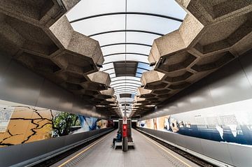 Station de métro Belgica sur Werner Lerooy