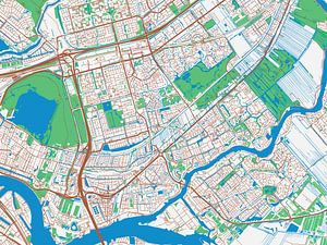 Carte de Capelle aan den IJssel dans le style Urban Ivory