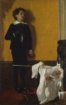 Antonio Mancini - Na het duel (1872) van Peter Balan
