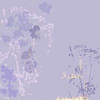 VIOLET GARDEN - delicate en romantische bloemenprint