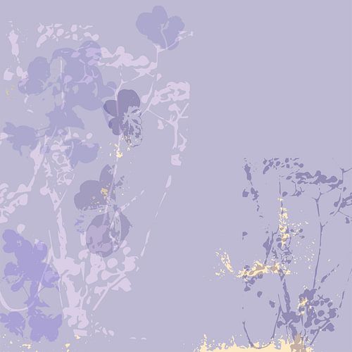 VIOLET GARDEN - imprimé floral délicat et romantique