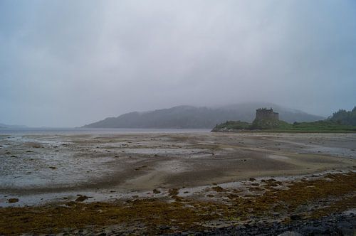 Castle Tioram at low tide
