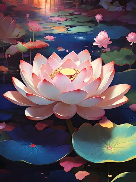 Lotus en fleurs par HorizonArtistry