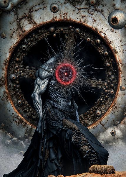 Apocalyptische sfeer van cotto art