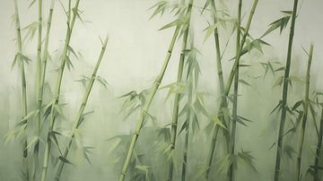 Bamboo in the wind by Heike Hultsch