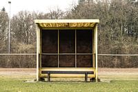 Dug-out bij VV Sellingen | Over de Bal