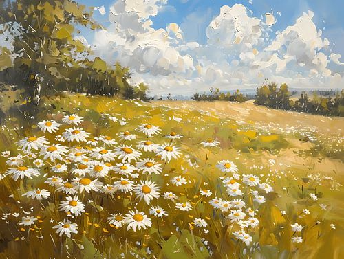 Daisies In The Meadow