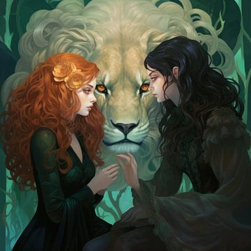 Lion's Sisters by Peridot Alley