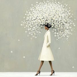 Schneeanstieg von Mirjam Duizendstra