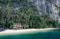 Paradise on the beach in Palawan, the Philippines