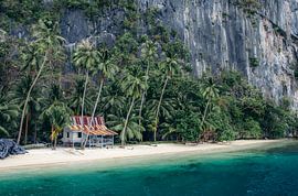 Paradies am Strand in Palawan, Philippinen von Karlijn Meulman
