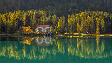 Autunno am Lago di Anterselva - Italien von Teun Ruijters