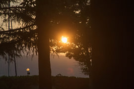 Zonsondergang van Hans van Dijk