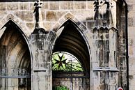 Prag - Tor durch den Torbogen gesehen von Wout van den Berg Miniaturansicht