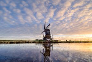 Windmill on Ice van Martijn van der Nat