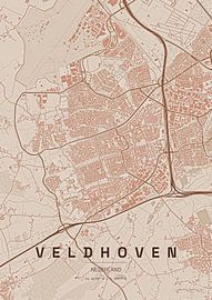 Stadtplan von Veldhoven von Stef van Campen