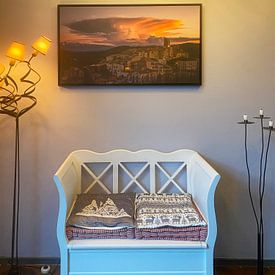 Kundenfoto: Castel del Monte - Abruzzen von Teun Ruijters, auf Leinwand