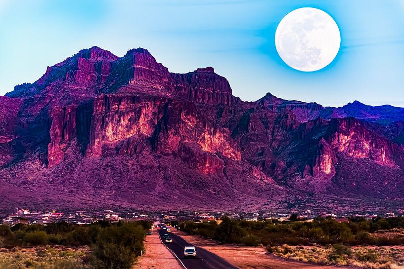 Landschap met Maan van Truckpowerr