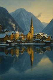Gelassenes Winter-Hallstatt von Travel Shop