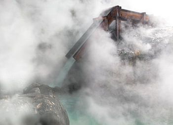 Japanische heiße Quelle