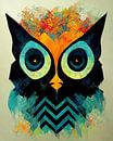 Abstract owl by Bert Nijholt thumbnail