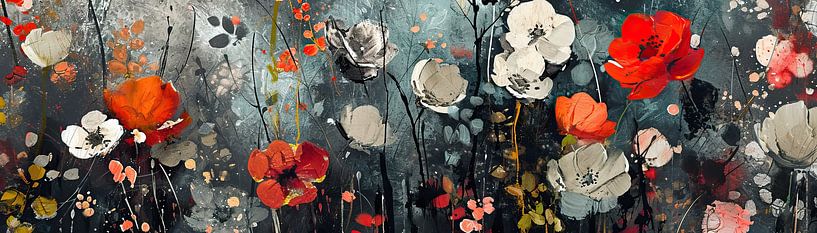Abstracte bloemen van De Mooiste Kunst