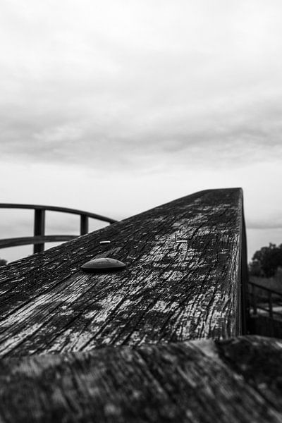 Holzbrücke über die Oude IJssel von Ankie Kooi