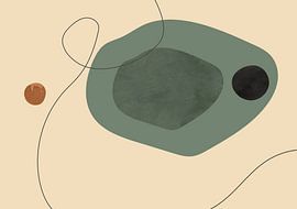 Mid Century Modern Abstrakt von Mad Dog Art