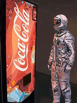 La machine à Coca-Cola sur erikaktus gurun