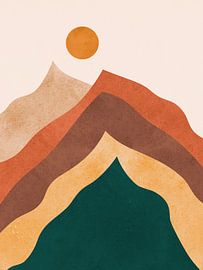 Aquarell Landschaft 3 von Vitor Costa