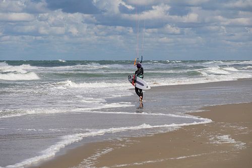 Kitesurfgirl von Irina Landman