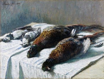 Stilleven met fazanten en plevieren, Claude Monet