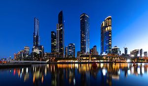 Melbourne, south bank in the evening by Atelier Liesjes