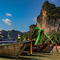 Longtail-Boote in Thailand