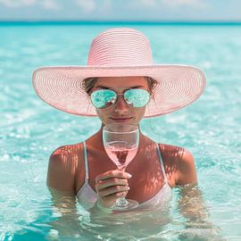 Summer relaxation in the water by Poster Art Shop