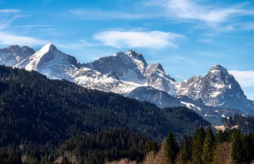 Idyllisch berglandschap bij Garmisch